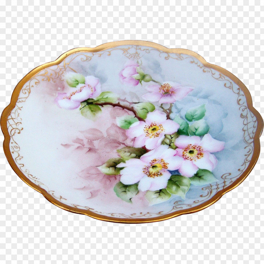 Plate Porcelain Saucer Tableware Lilac PNG