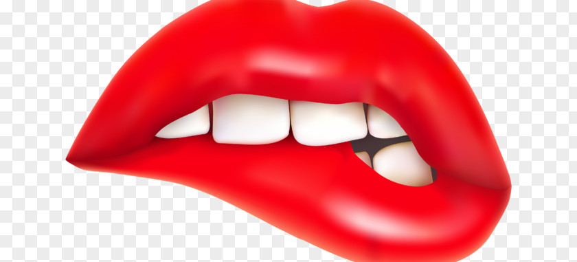 Rosy Lips And Pretty White Teeth Emoji Emoticon Sticker Flirting Text Messaging PNG