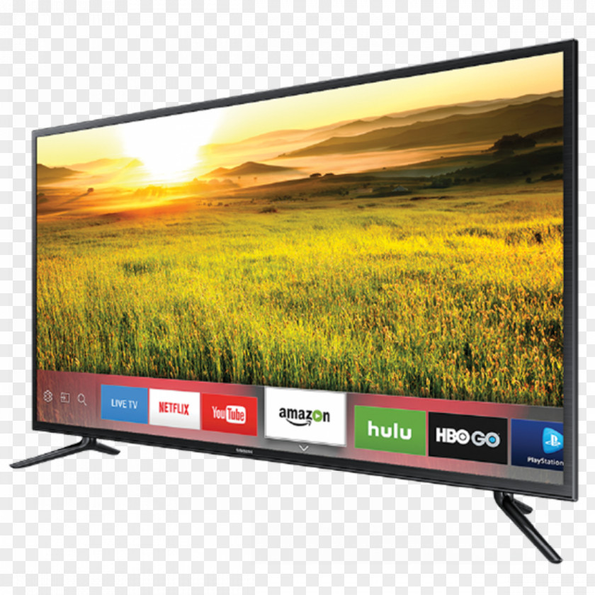 T. V. LED-backlit LCD Television Smart TV 4K Resolution PNG