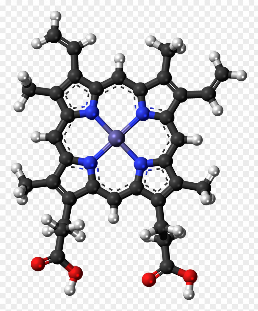 Grey Blue Phthalocyanine Molecule Porphyrin Coordination Complex Organic Compound PNG