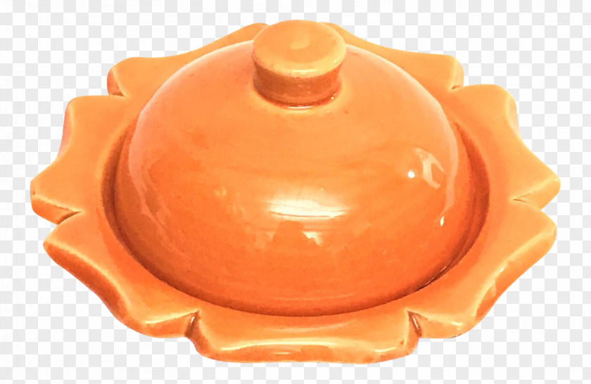 Hand Painted Orange Tableware PNG