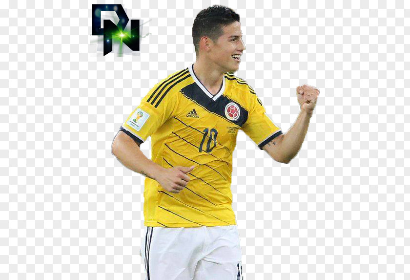 James Rodriguez Rodríguez 2014 FIFA World Cup Jersey Sport T-shirt PNG