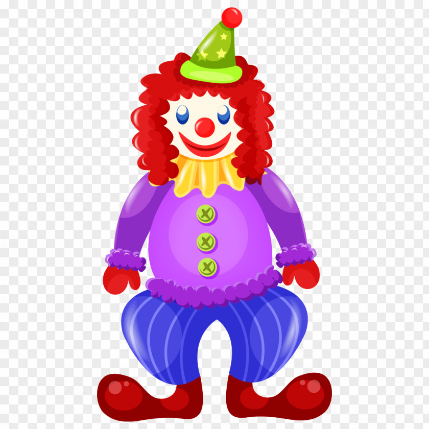 Cloun Badge Joker Clown Image Vector Graphics PNG