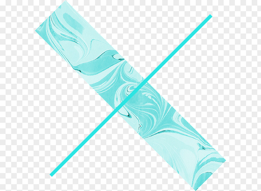 Design Line Turquoise PNG