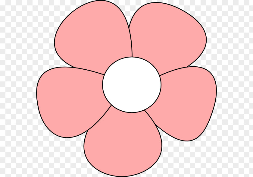 Easy Flower Cliparts Drawing Clip Art PNG