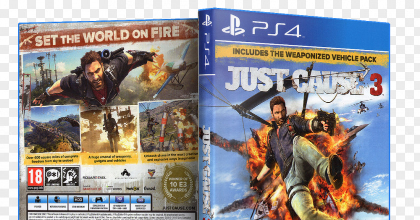 Just Cause 3 2 PlayStation 4 PNG