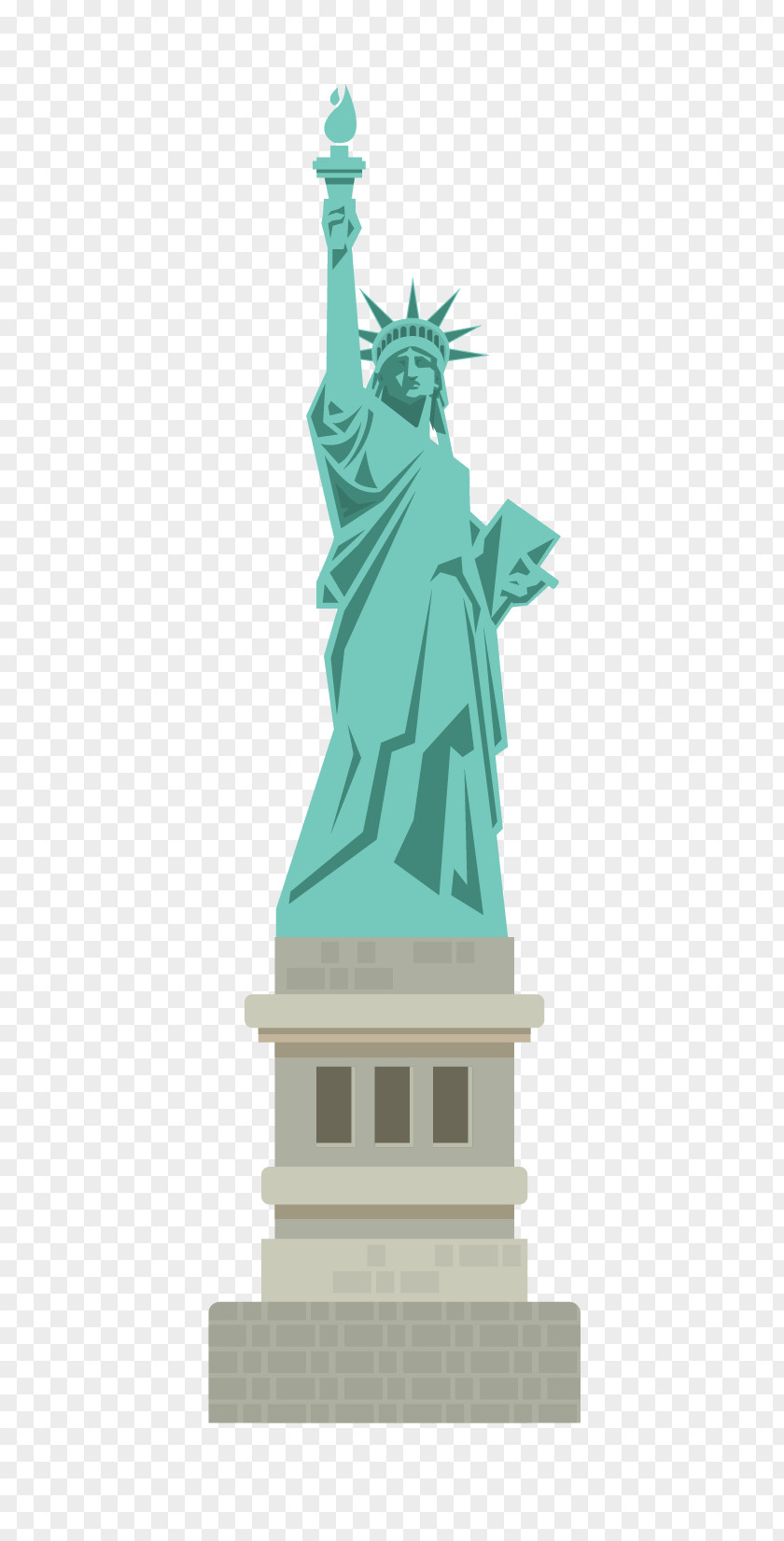 Statue Of Liberty Subscriber Identity Module Prepay Mobile Phone LTE 4G PNG