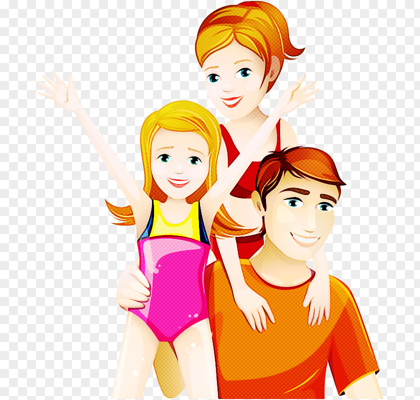 Cartoon Fun Happy Gesture Child PNG