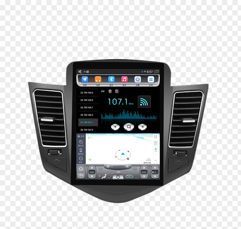 Charm Passers Dedicated To The Chevrolet Navigation 2014 Cruze Car GPS Device PNG
