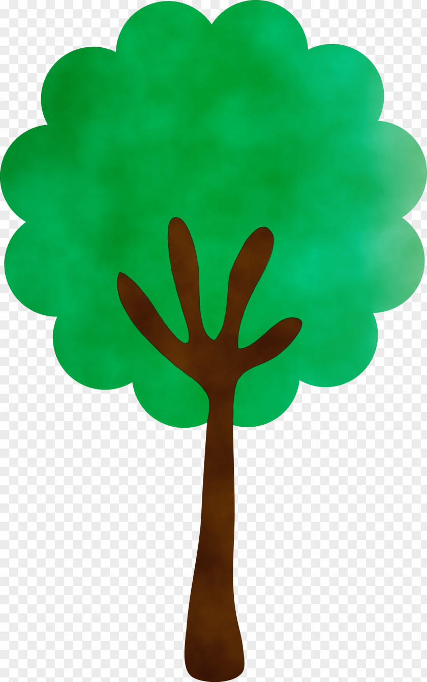 Green Leaf Tree Plant Symbol PNG