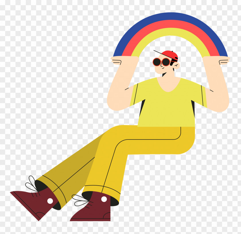 Man Sitting On Chair PNG