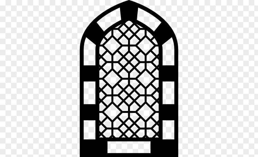 Structure Stained Glass Monochrome PNG