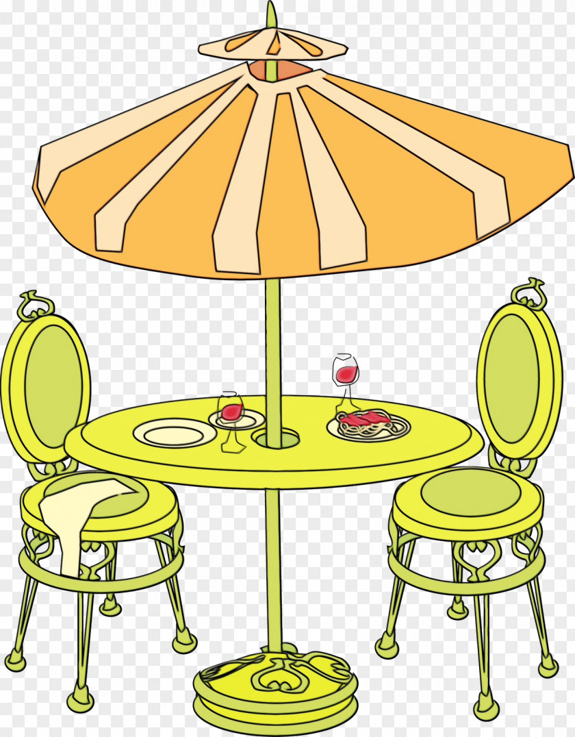 Yellow Green Table Furniture End PNG