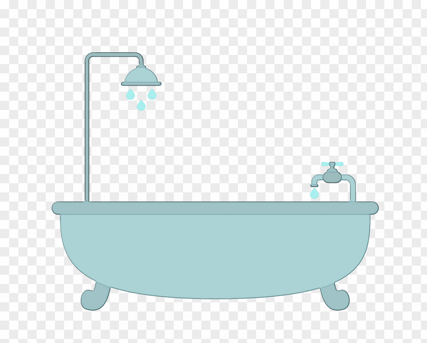 Bathroom Bathtub Sink Meter Turquoise PNG