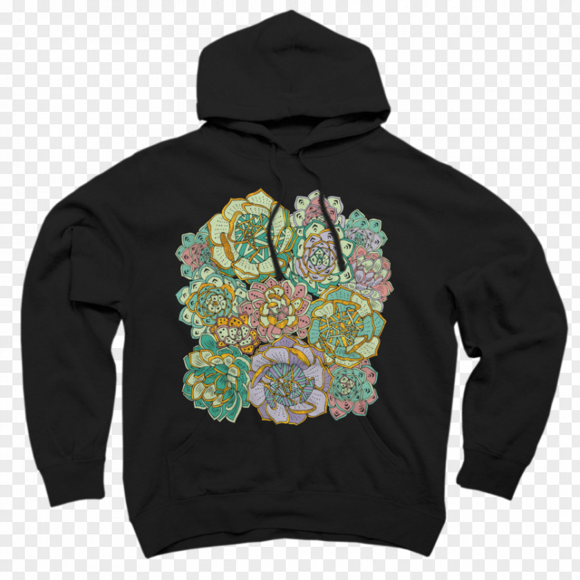 Fleshy Rosette Succulents Hoodie T-shirt Clothing Tracksuit Sweater PNG