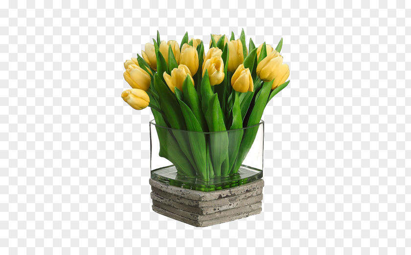 Yellow Tulips Tulip Floral Design Artificial Flower Floristry PNG