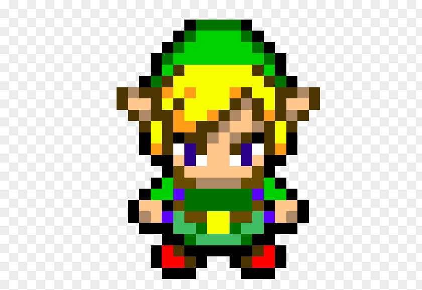 Cartoon Character Pixel Art The Legend Of Zelda: A Link To Past Minish Cap Ocarina Time 3D PNG