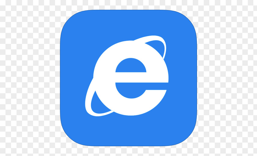 MetroUI Browser Internet Explorer Blue Area Text Symbol PNG