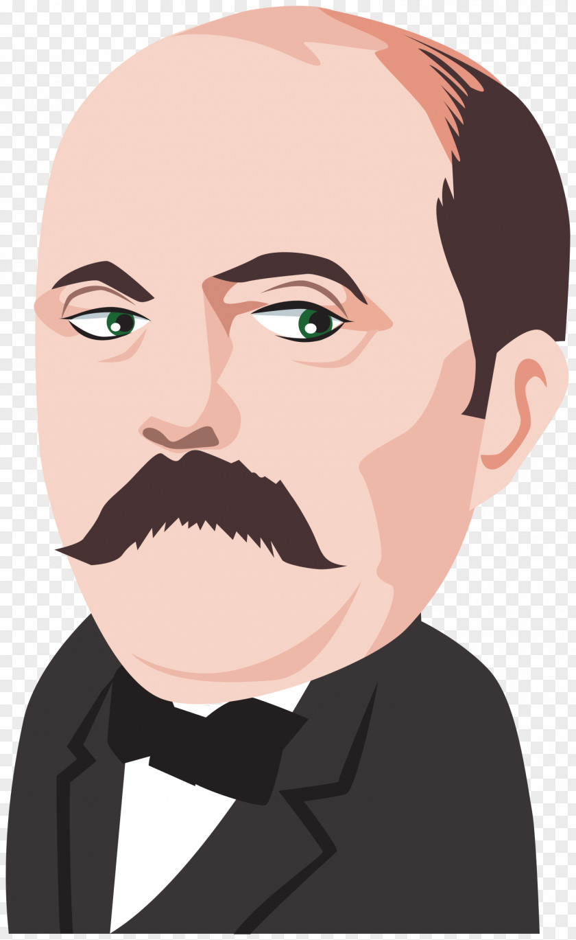 Moustache Portrait Of Otto Von Bismarck Clip Art PNG