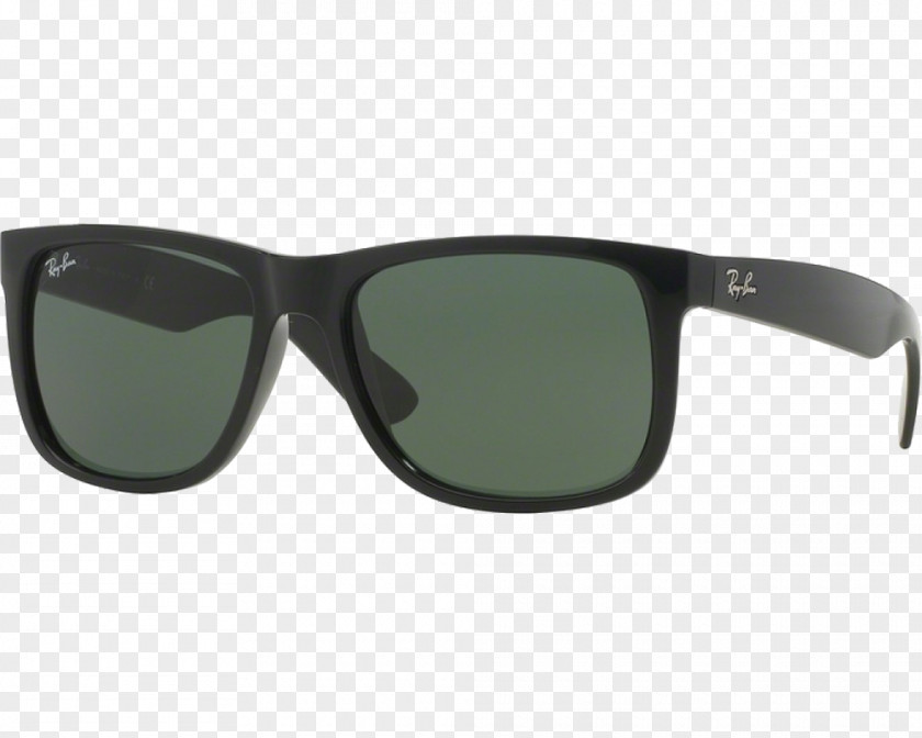 Ray Ban Ray-Ban Justin Classic Wayfarer Folding Flash Lenses Sunglasses PNG