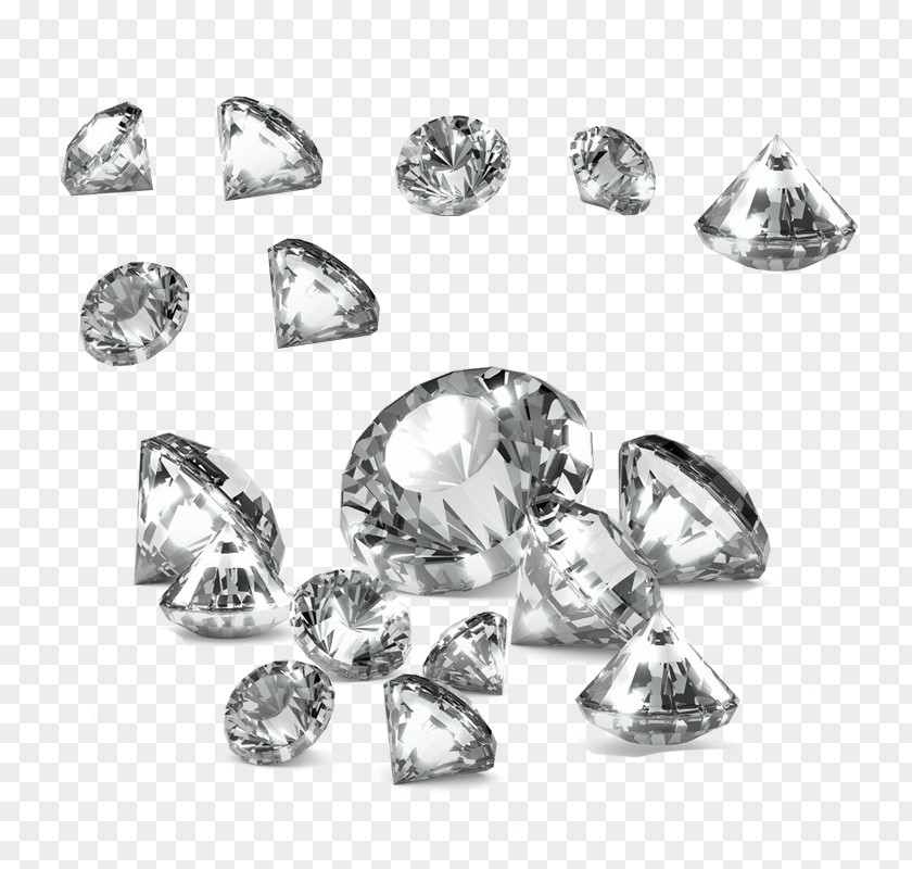 Sparkling Diamond Cut Jewellery Stock Photography PNG