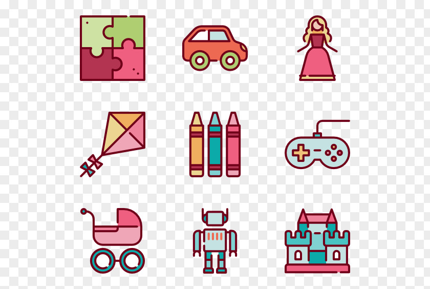 Toys Vector Graphic Design Clip Art PNG
