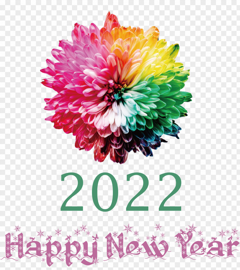 2022 Happy New Year PNG