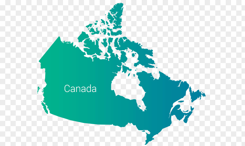 Canada Map Vector PNG