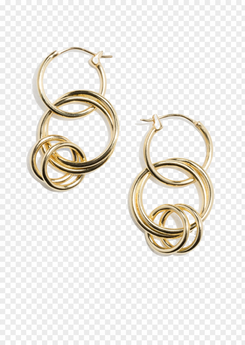Diamond Earring Kreole Gold PNG