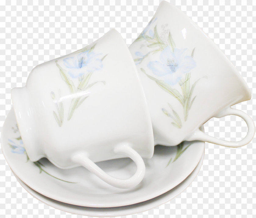 Exquisite Cup Coffee Porcelain Saucer PNG