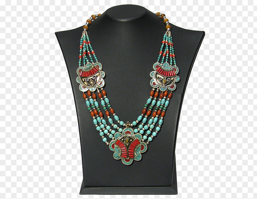 Necklace Turquoise Bead PNG