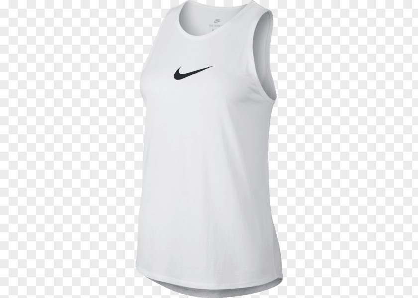 Nike Swoosh T-shirt Sleeveless Shirt PNG