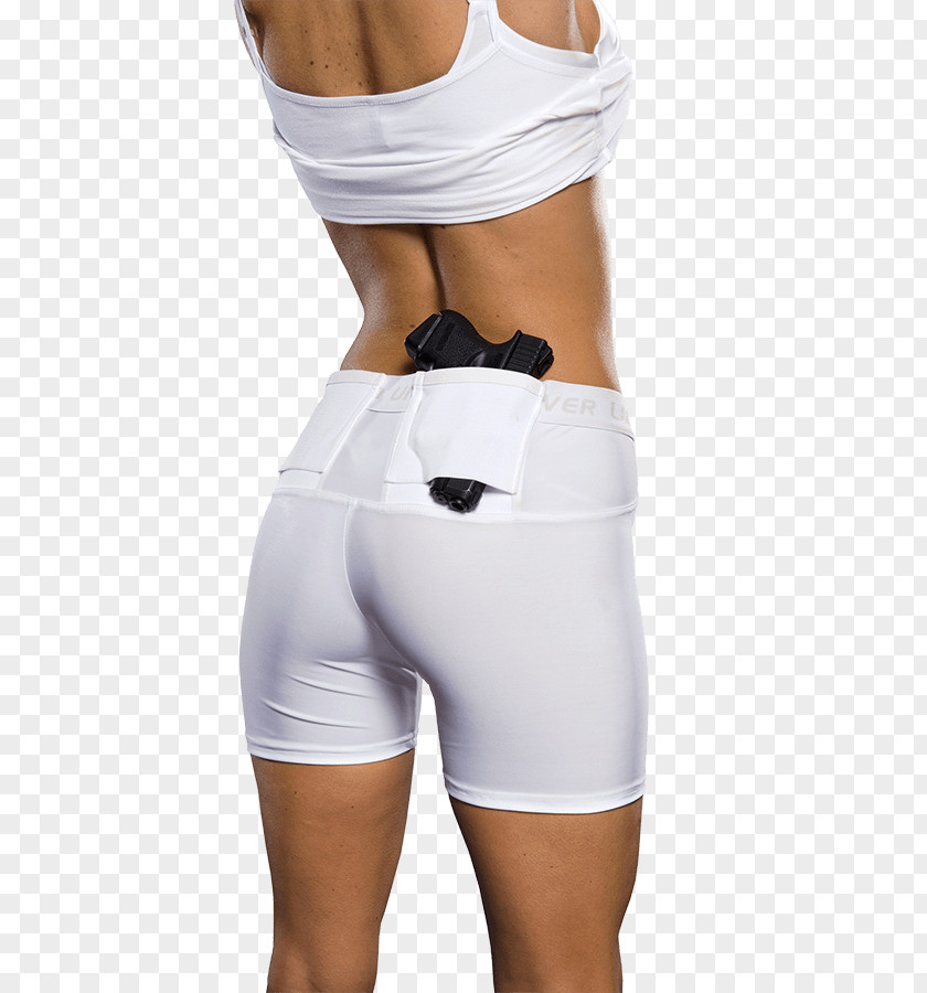 Girls Back T-shirt Concealed Carry Clothing Gun Holsters Shorts PNG
