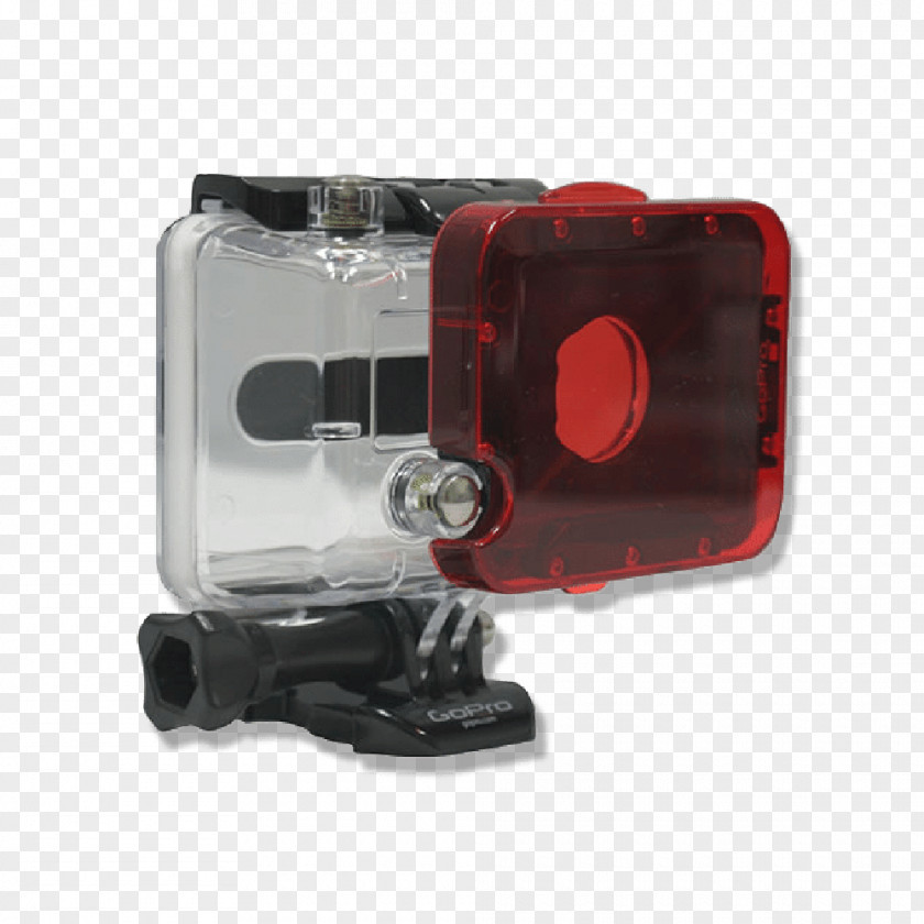 GoPro Hero2 Red Photographic Filter Underwater Diving PNG