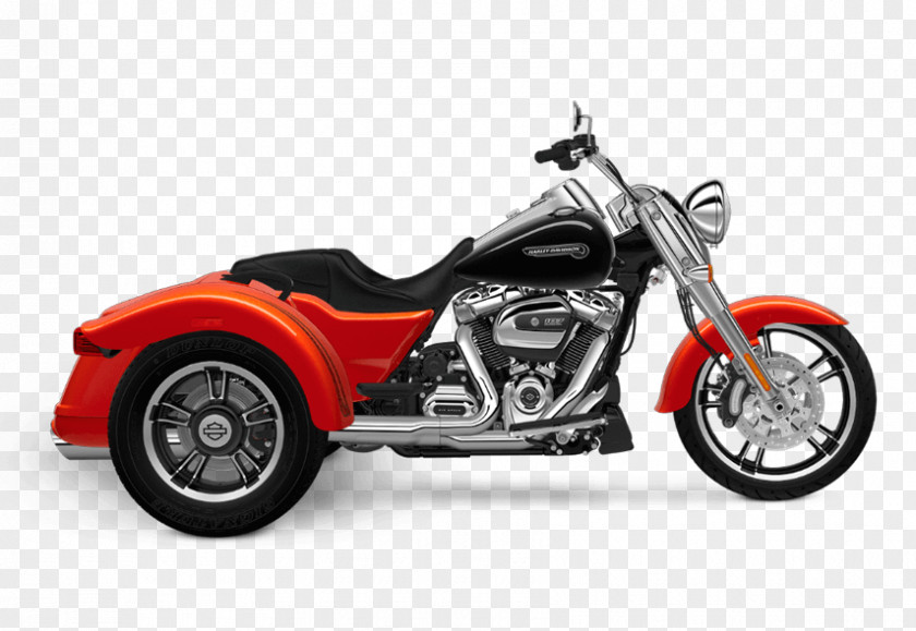 Motorcycle Cruiser Harley-Davidson Freewheeler Trike PNG