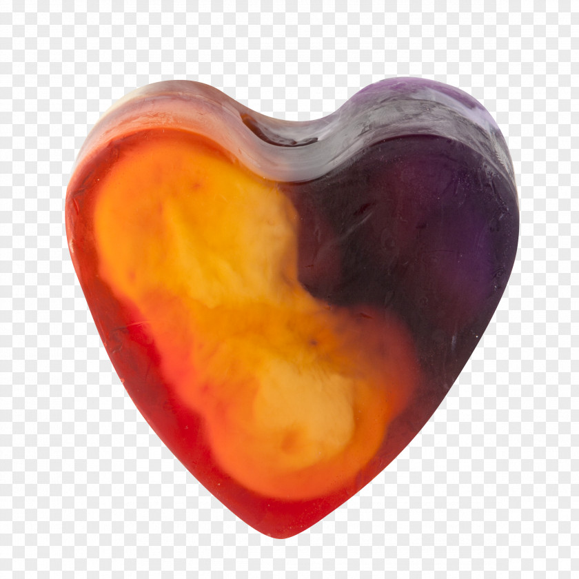 Passion Fruit Heart PNG