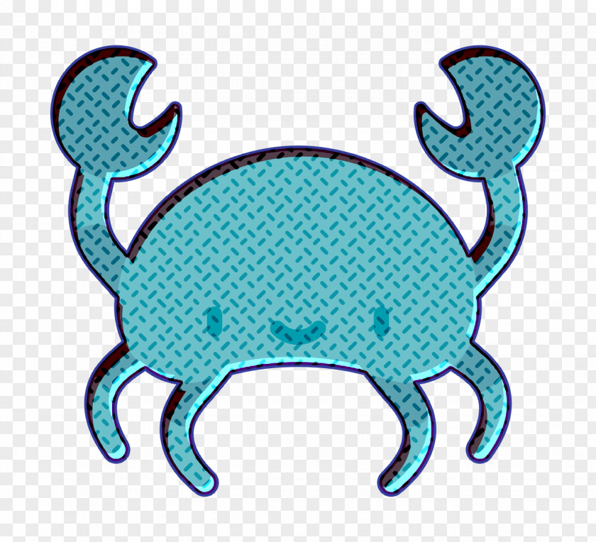 Tail Turquoise Tropical Icon Crab PNG