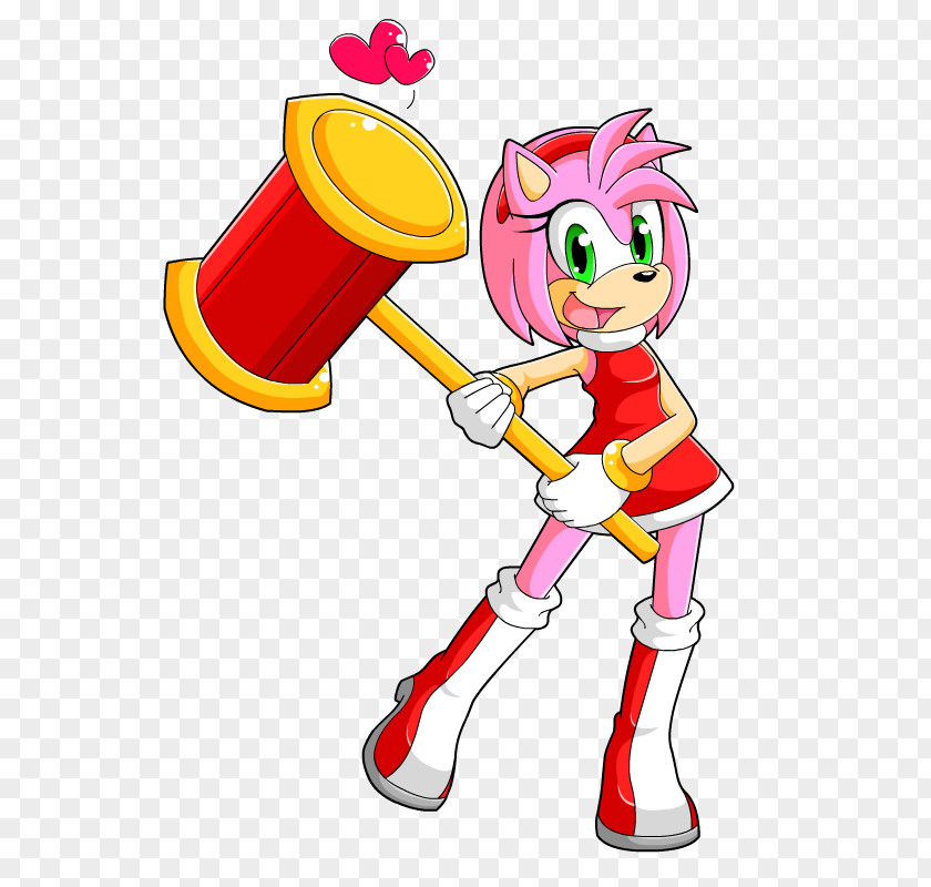 Amy Rose Character Cosplay Clip Art PNG