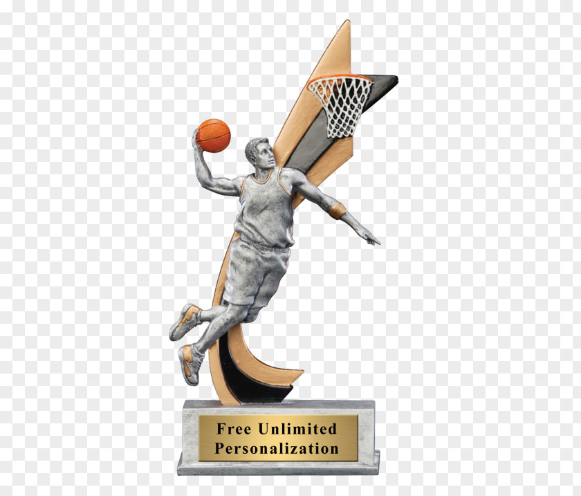 Basketball Trophy Participation Women's Award PNG