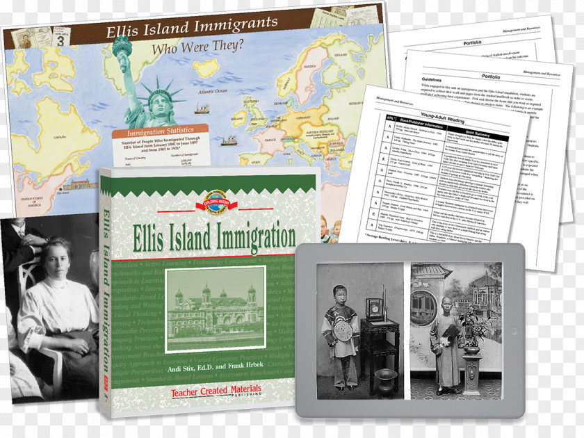 Ellis Island Immigration: Exploring History Advertising PNG