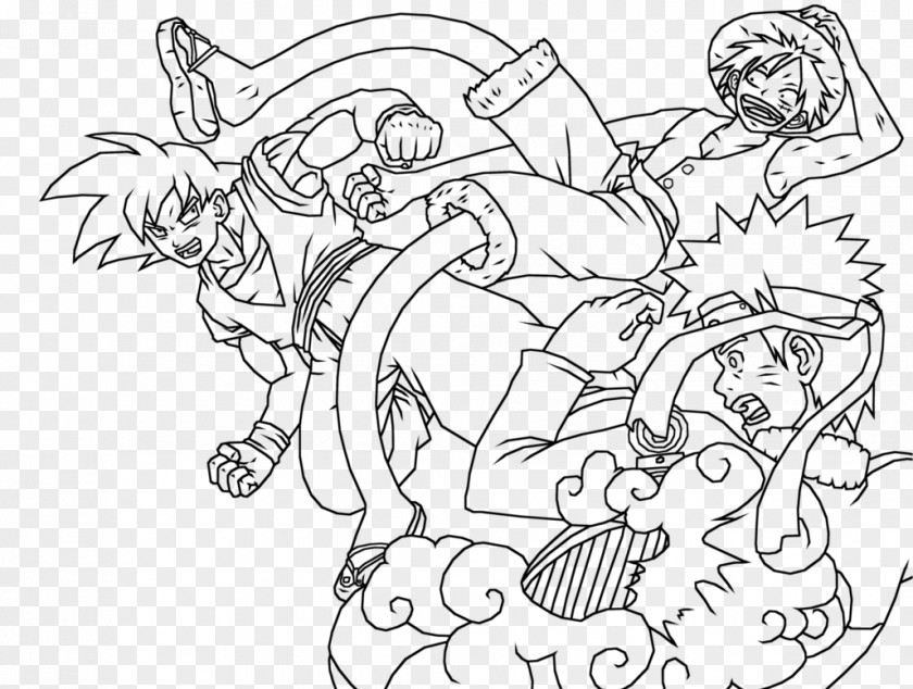 Goku Monkey D. Luffy Dragon Ball Z: Extreme Butōden Kaiō PNG