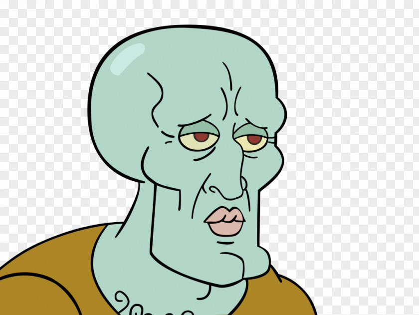 Handsome Squidward Tentacles Plankton And Karen Nickelodeon The Two Faces Of PNG