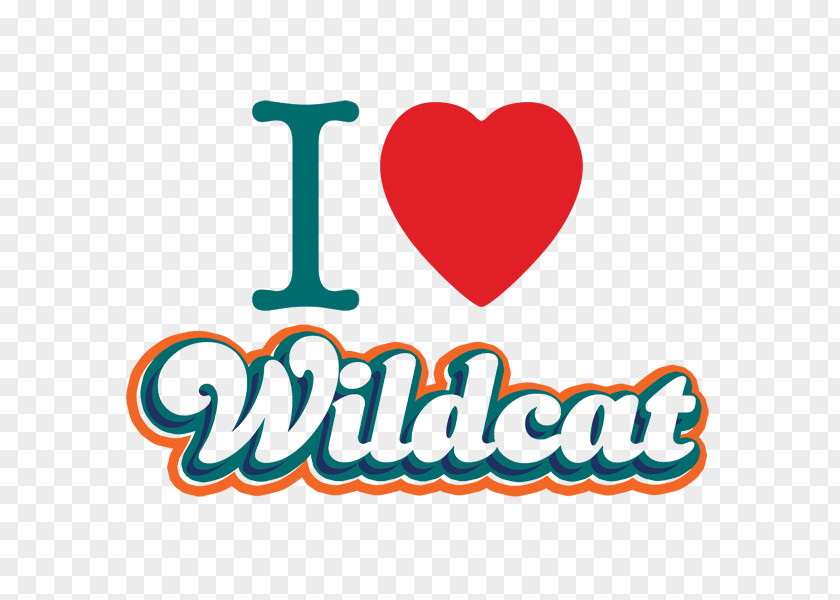 Wildcat Love Key Chains Heart Gift Craft Magnets PNG