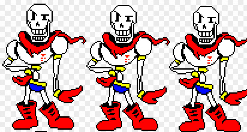 Papyrus Pixel Art Undertale PNG