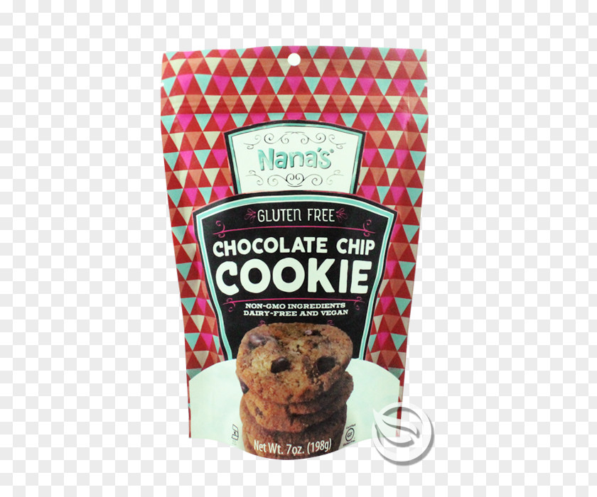 Chocolate Chip Cookie Snack Flavor Gluten Biscuit PNG