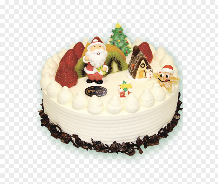 Christmas Cake Poster Image PNG