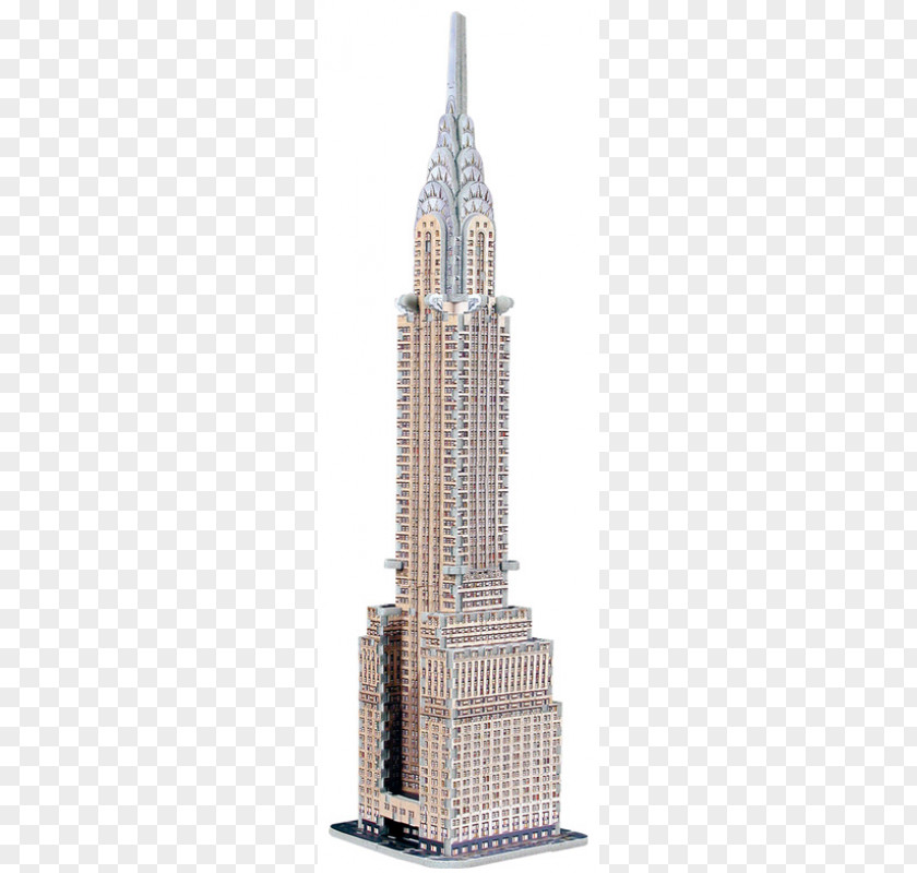 Skycraper Empire State Building Chrysler Puzz 3D PNG