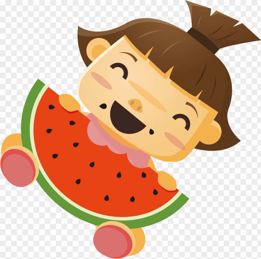 Watermelon Cartoon Clip Art PNG