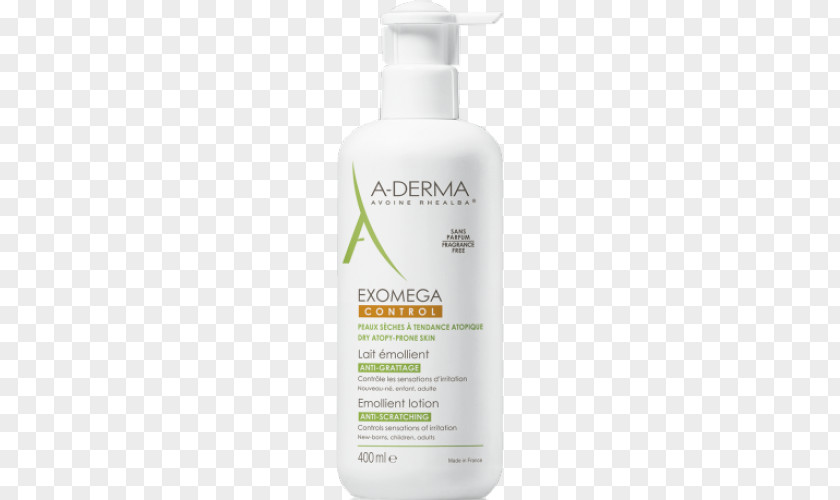 A-Derma Exomega Control Cream Lotion A-DERMA EXOMEGA D.E.F.I Emollient Skin Moisturizer PNG