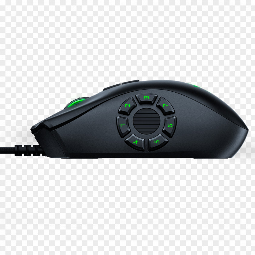 Computer Mouse USB Gaming Optical Razer Naga Trinity Backlit Keyboard Inc. PNG